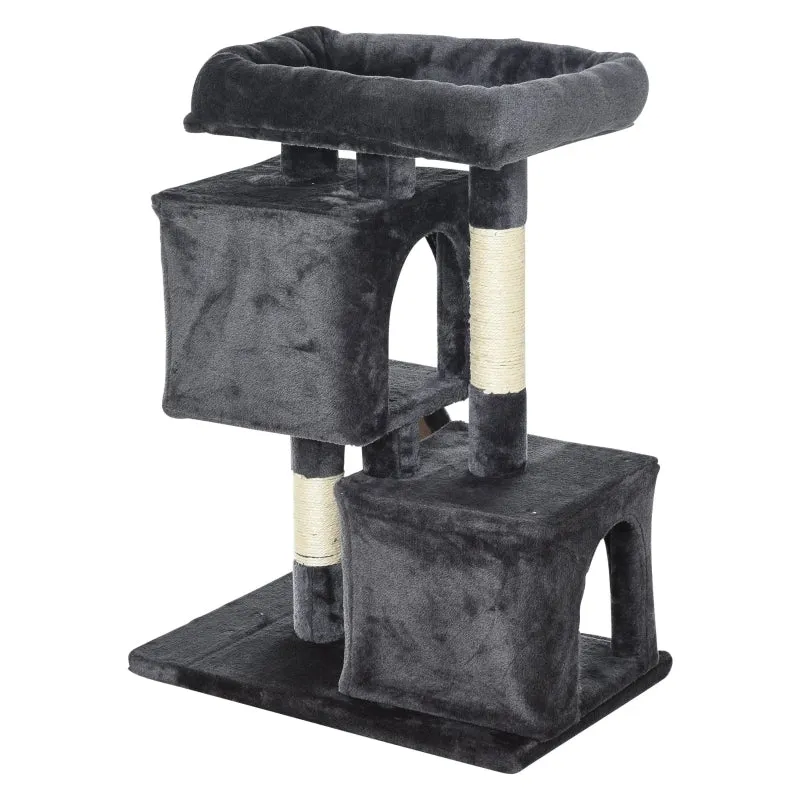 32" Cat Tree Condo - Dark Grey