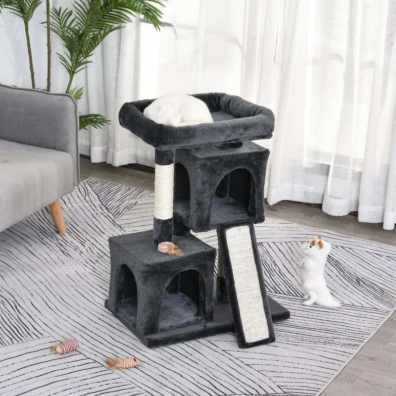 32" Cat Tree Condo - Dark Grey