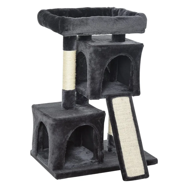 32" Cat Tree Condo - Dark Grey