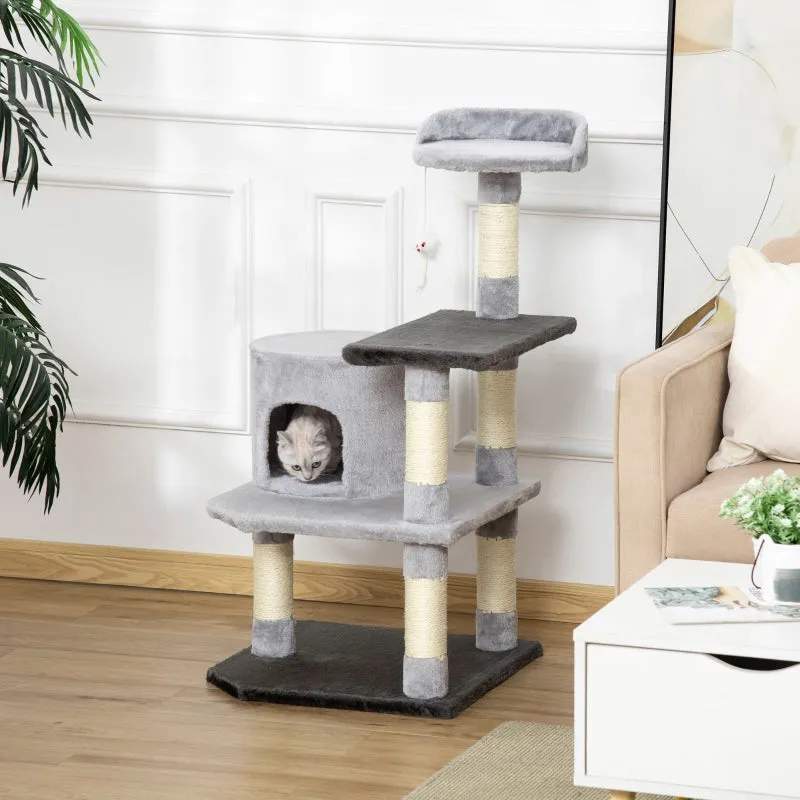 39" Cat Tree Condo Activity Centre - Grey