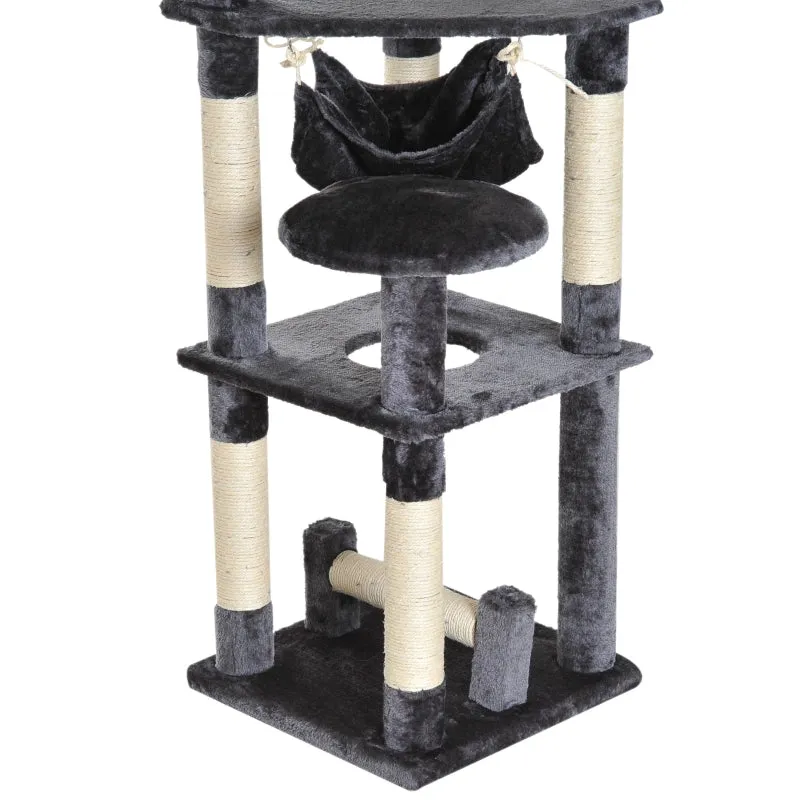 52" Multilevel Cat Tree Activity Centre - Grey