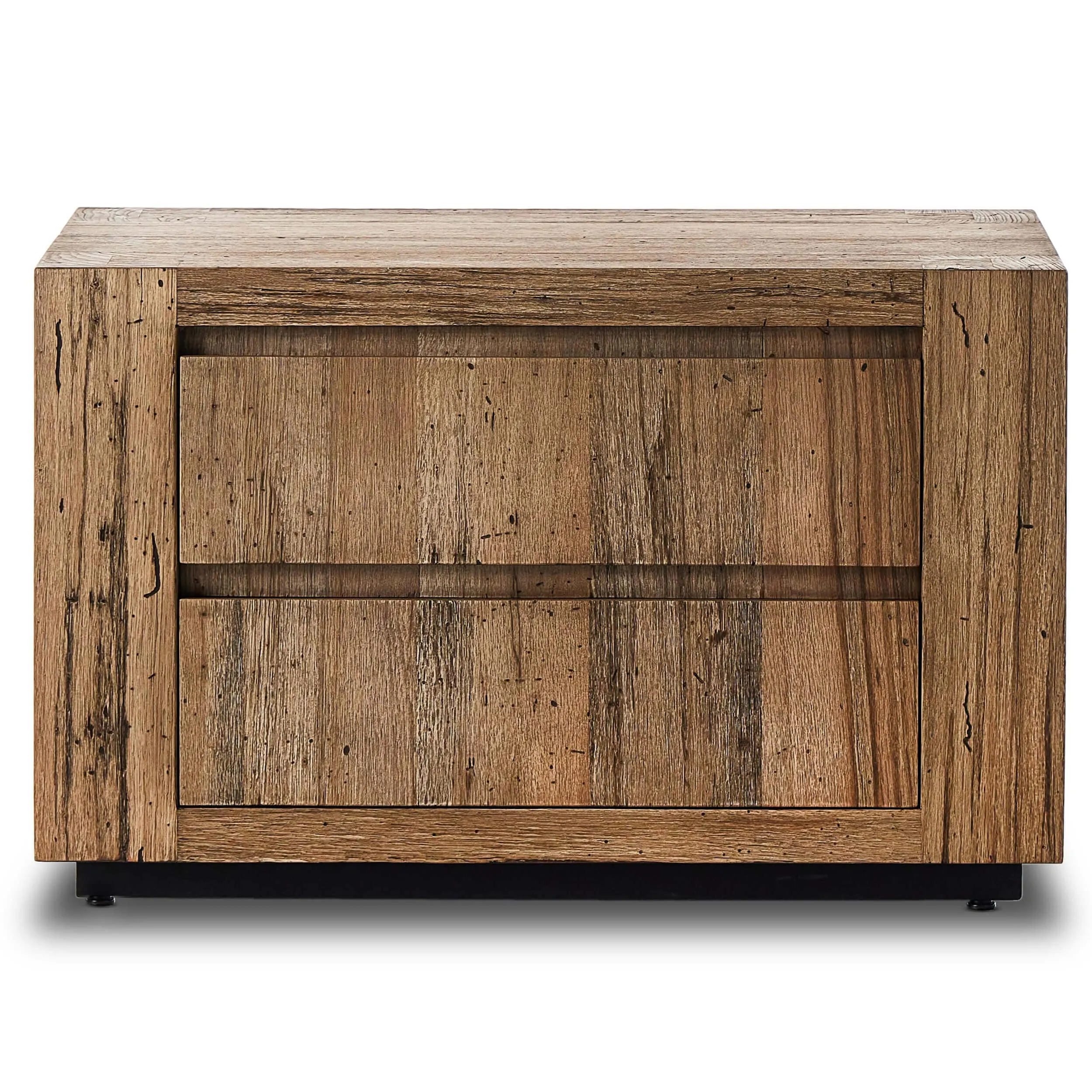 Abaso Nightstand, Rustic Wormwood