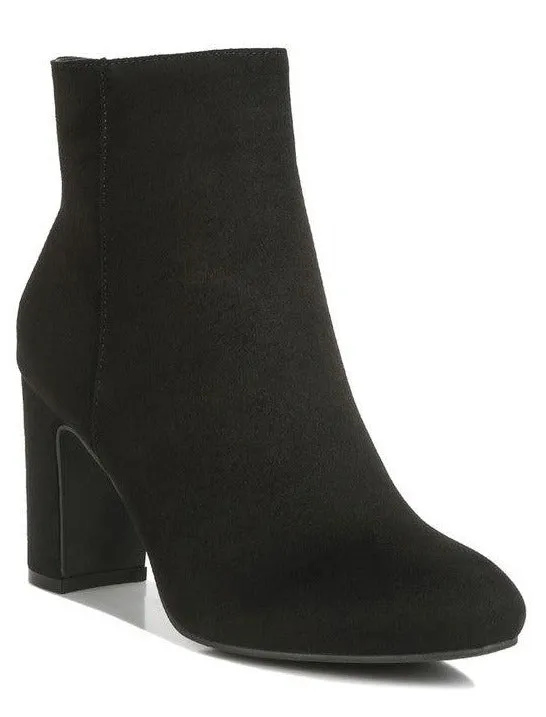 Alysia Block Heel Ankle Boots