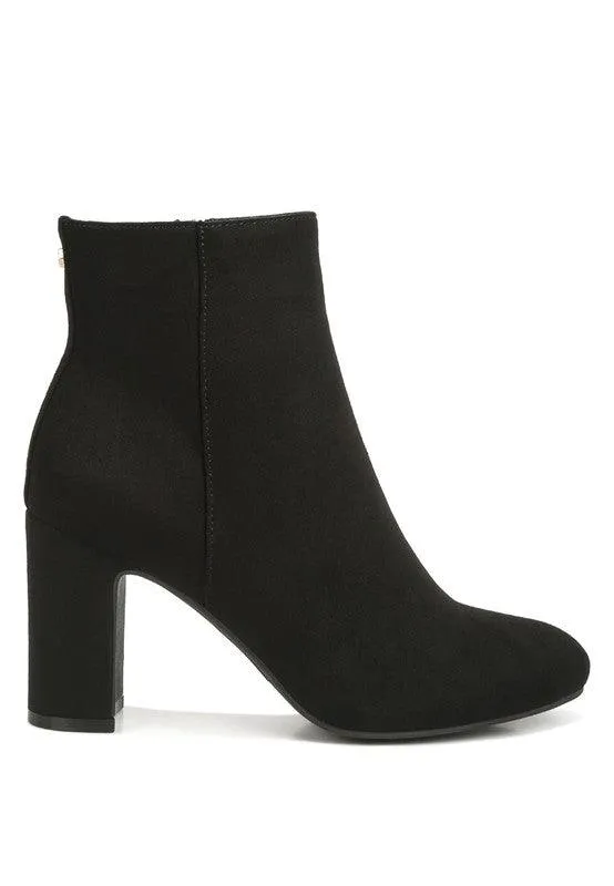 Alysia Block Heel Ankle Boots