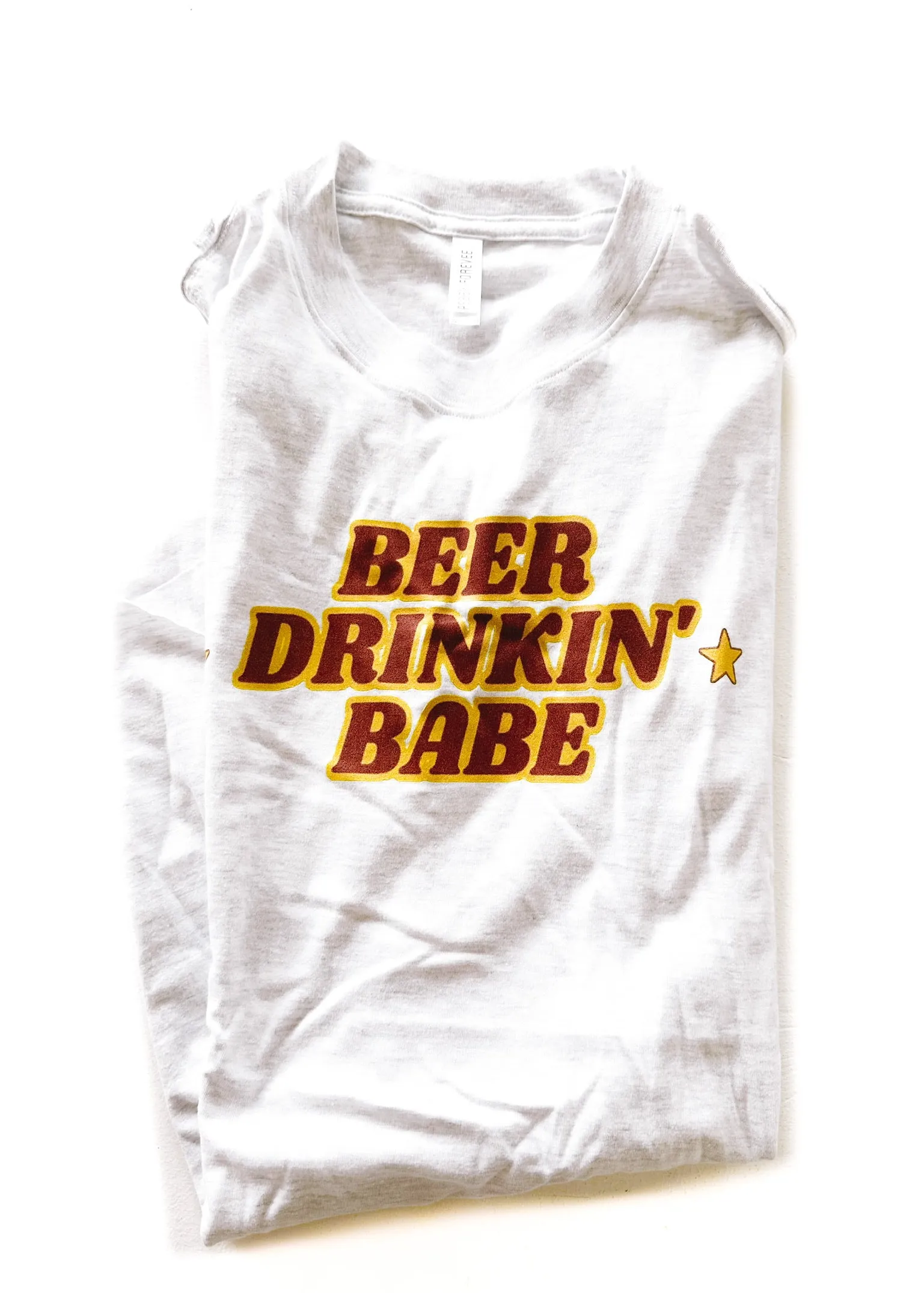 BEER DRINKIN' BABE SIDE SLIT TEE