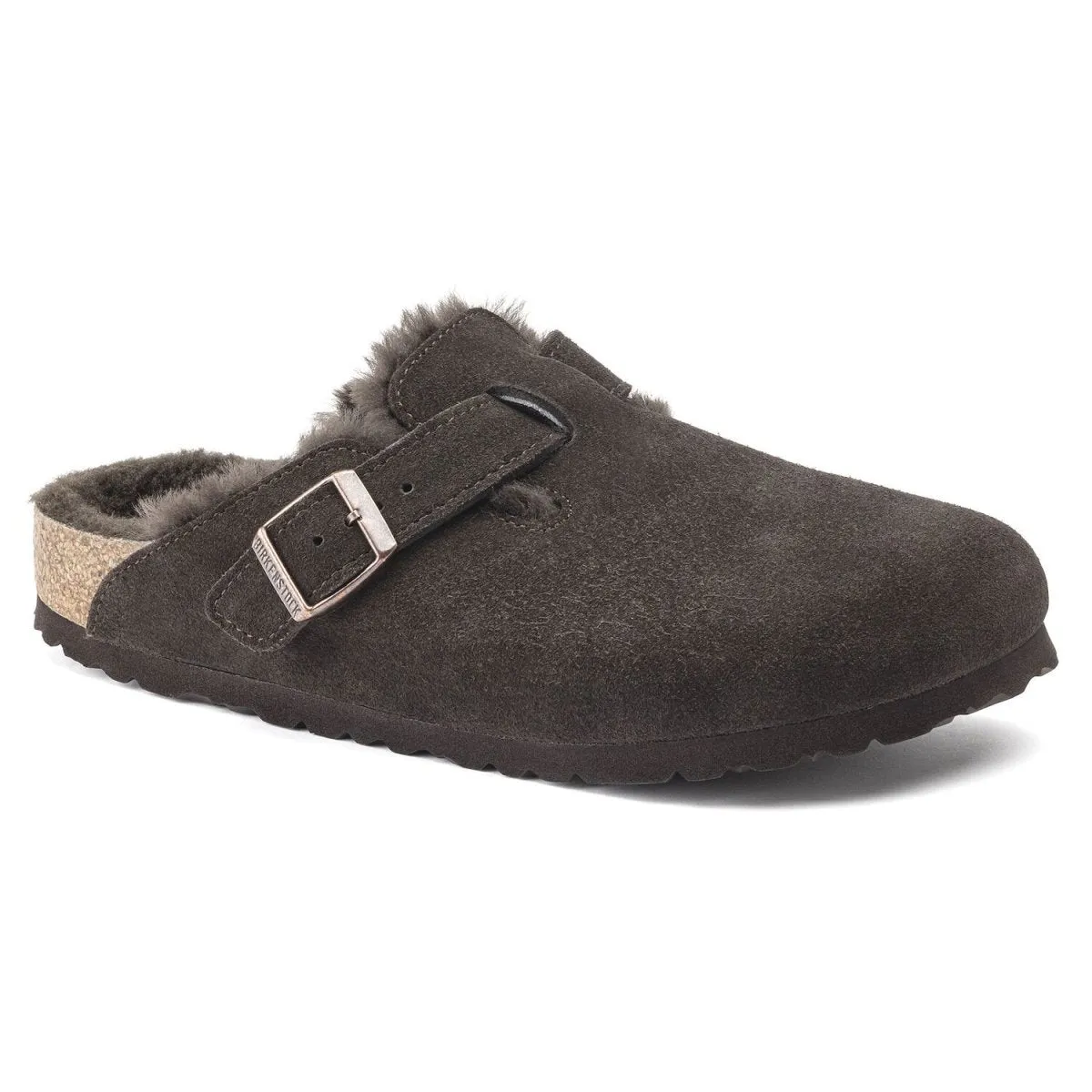 Birkenstock Men's Boston Shearling Brown Suede