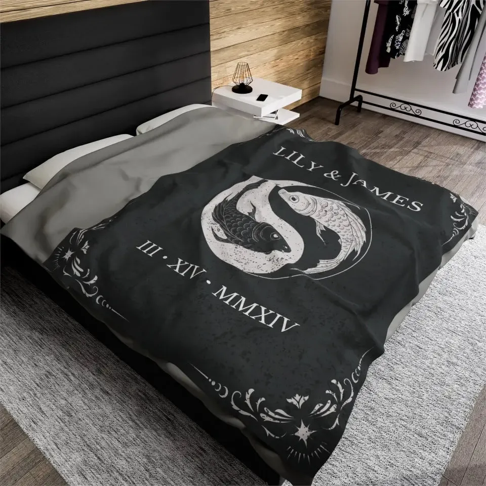 Blanket For Couples Yin Yang