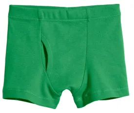 Boys Organic Cotton Boxer Brief | Elf Green