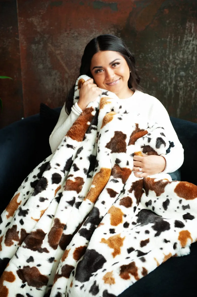 Brown Cow Blanket