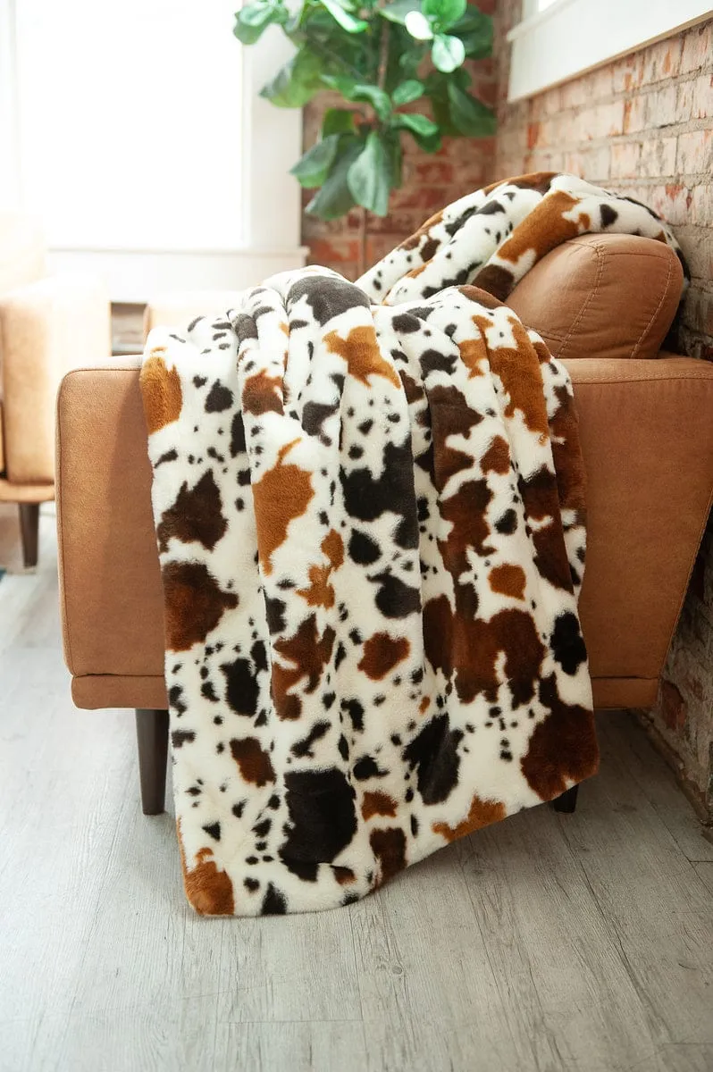 Brown Cow Blanket