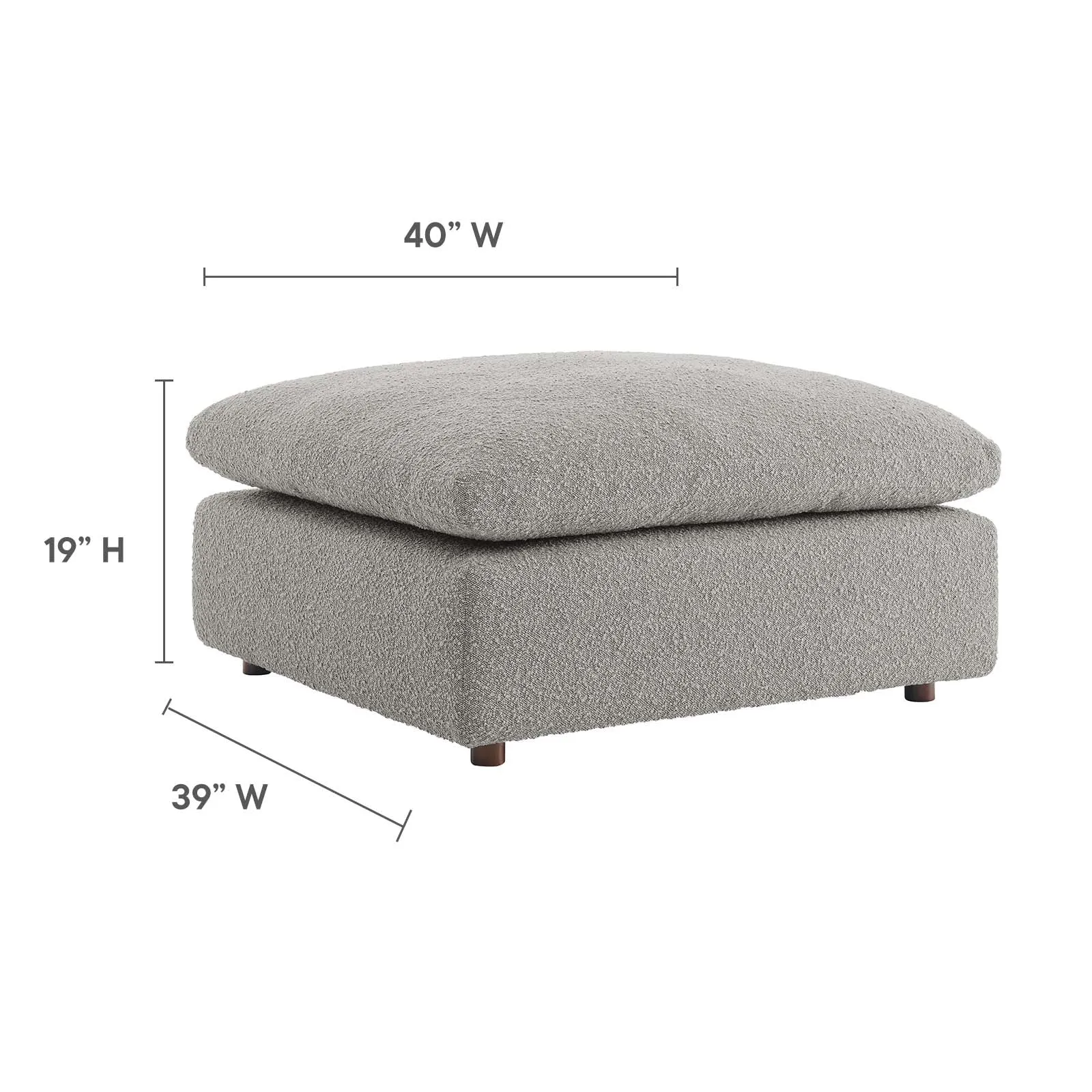 Commix Single Ottoman by Modway