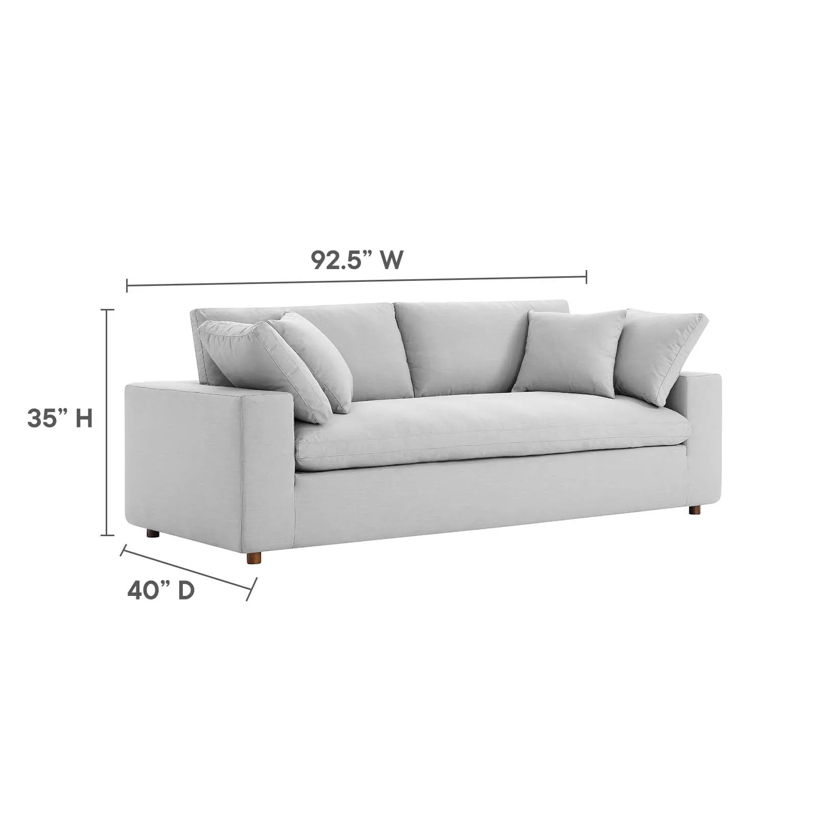 Commix Sofa Ottoman Set by Modway