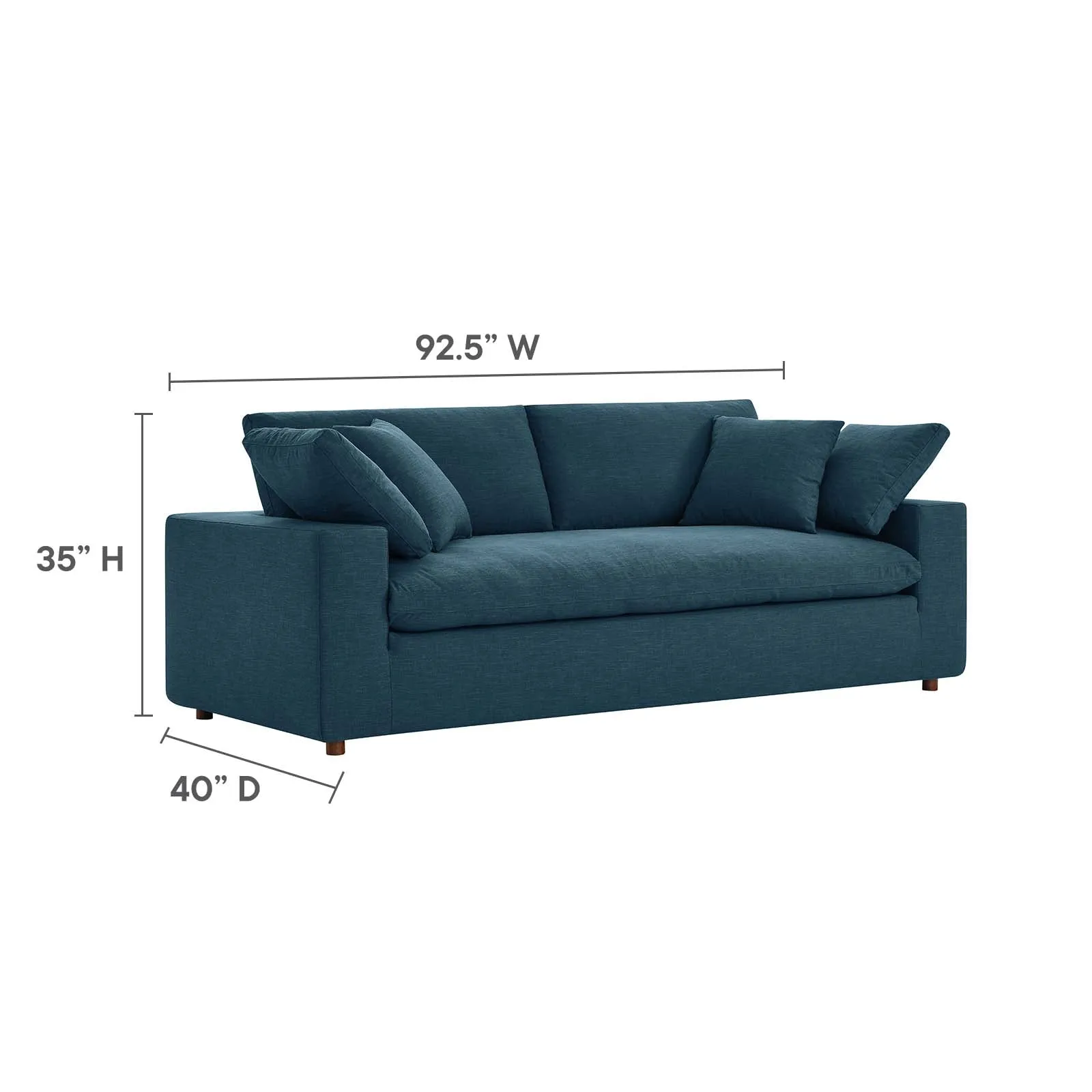 Commix Sofa Ottoman Set by Modway