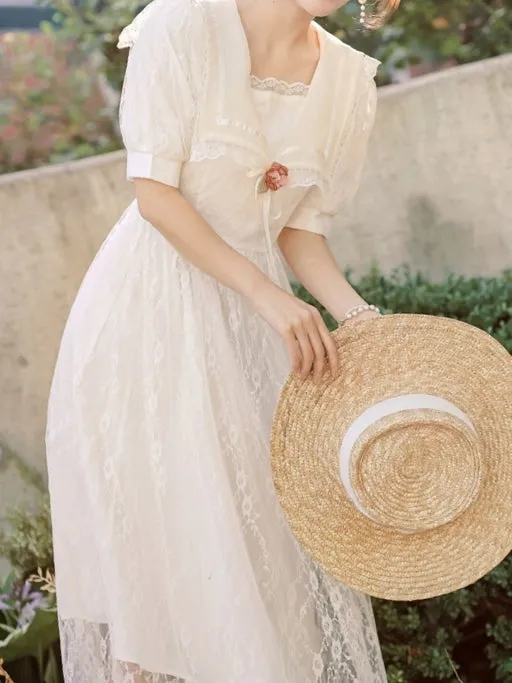 Edwardian Lace Sailor Dress