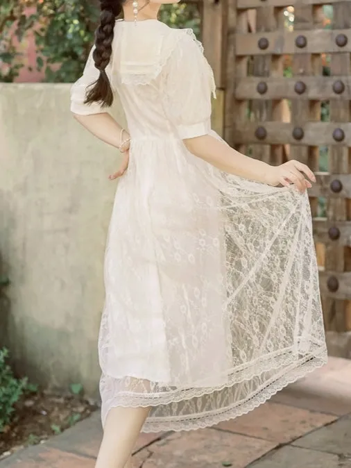 Edwardian Lace Sailor Dress