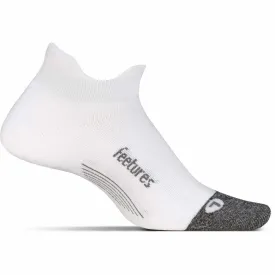 Feetures Elite Light Cushion No Show Tab White