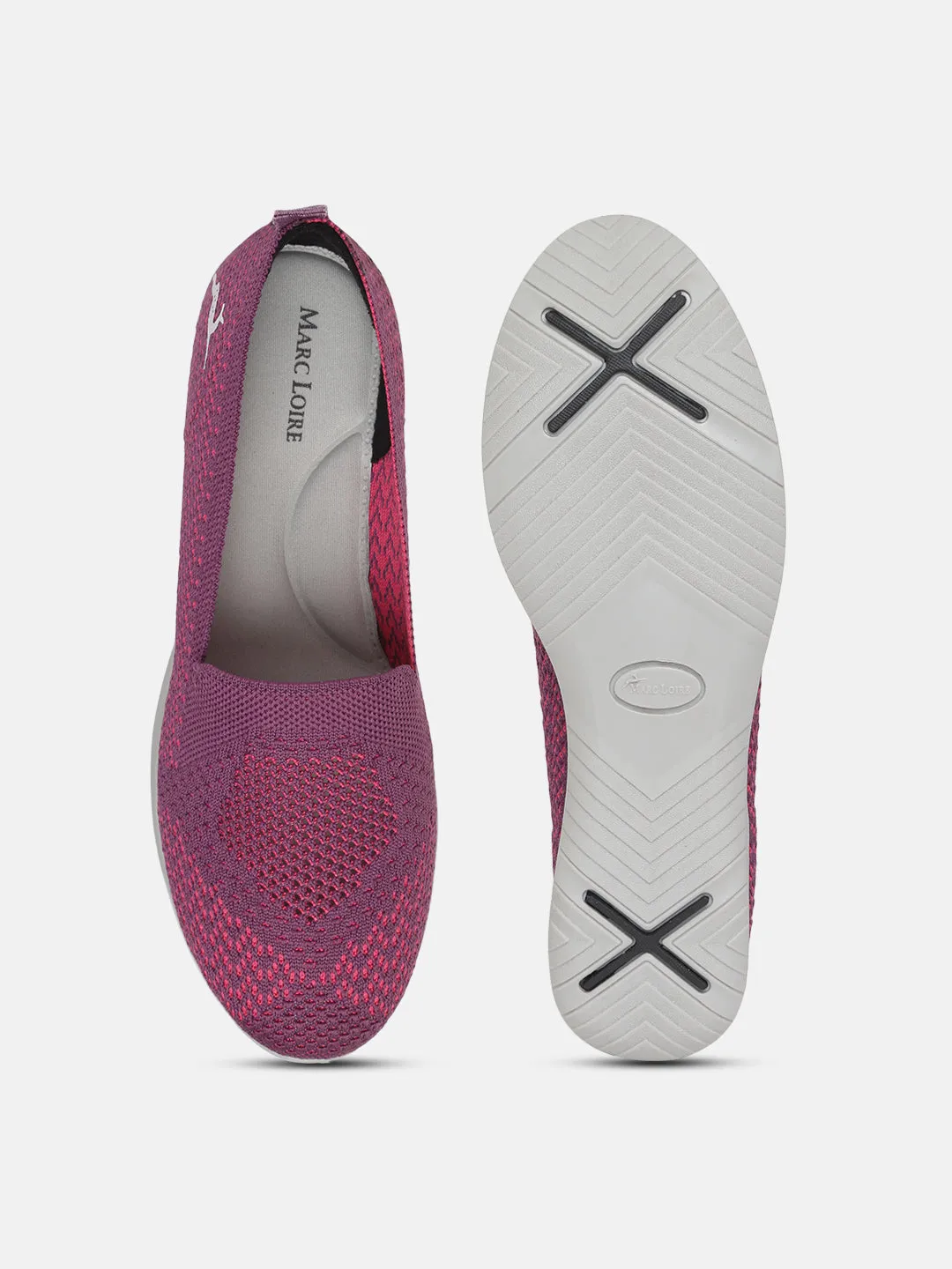 Flat Ballerinas in Woven Design