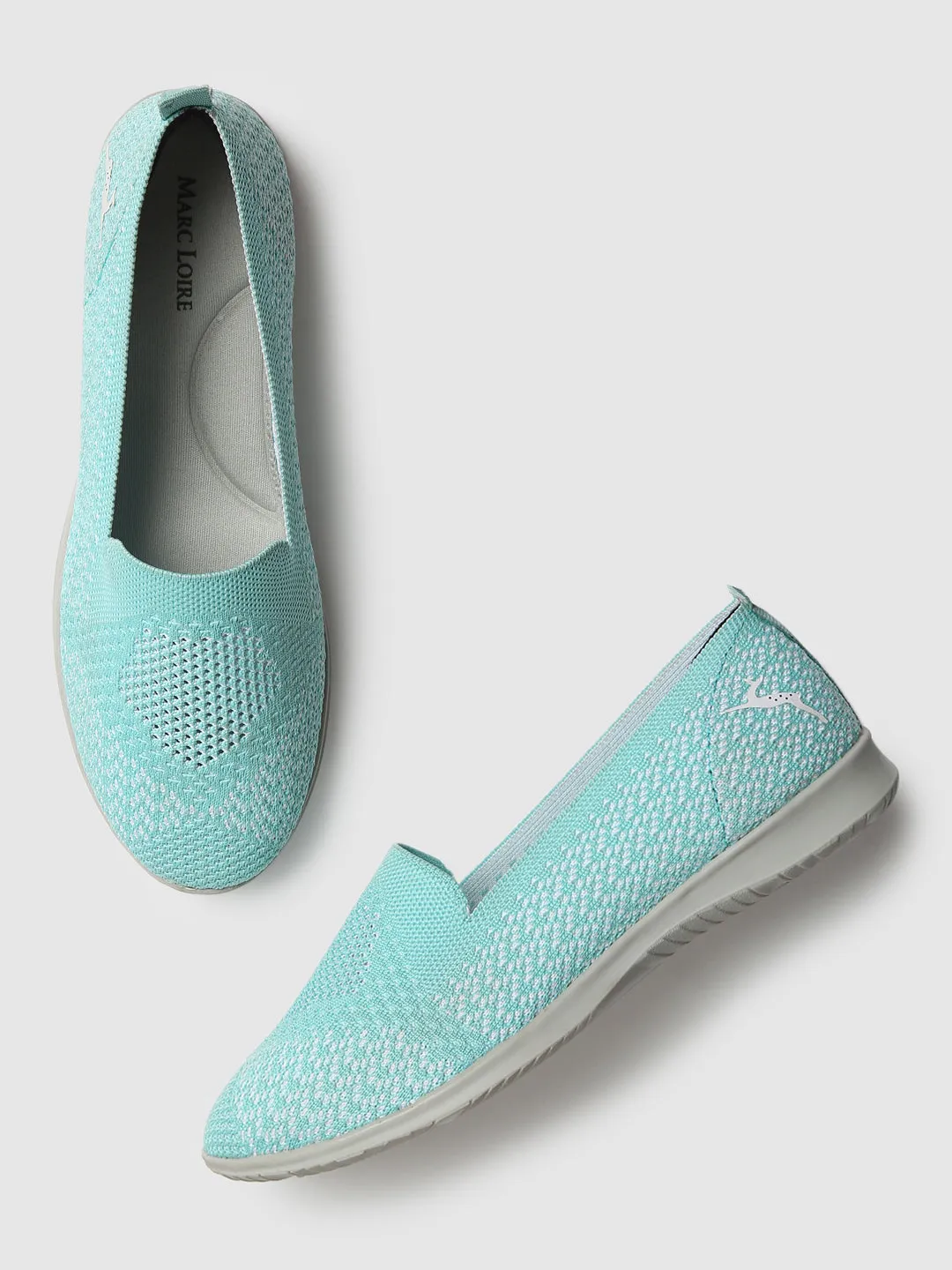 Flat Ballerinas in Woven Design