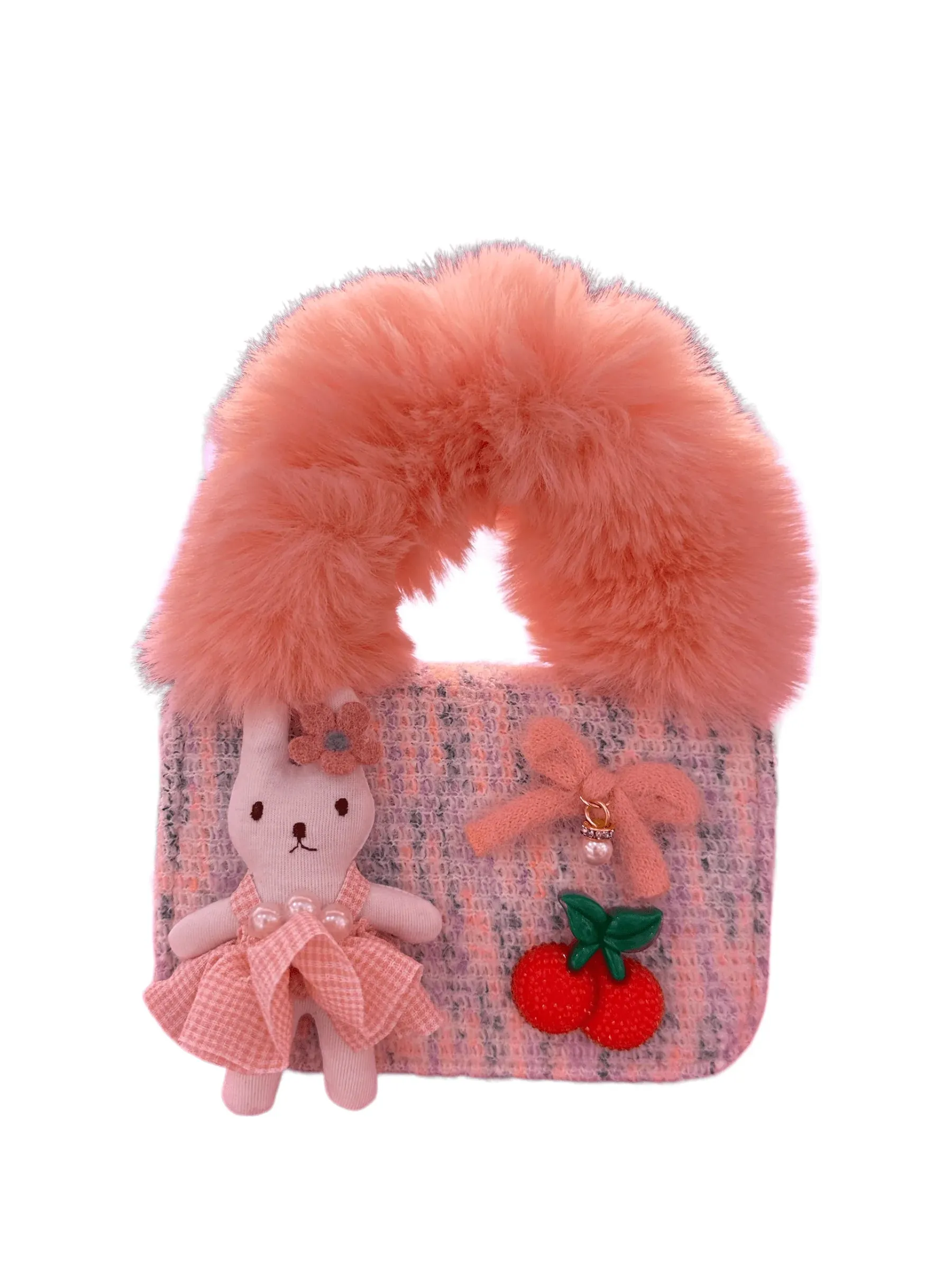 Fluffy Bunny Fur Purse