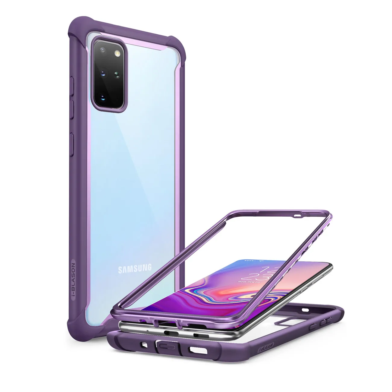 Galaxy S20 Plus Ares Clear Rugged Case(open box) - Purple