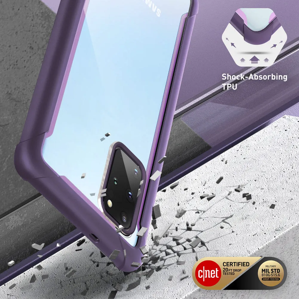 Galaxy S20 Plus Ares Clear Rugged Case(open box) - Purple