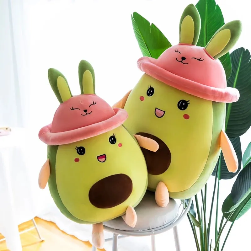 Kawaii Avocado Bunny Plush