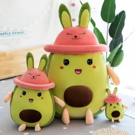 Kawaii Avocado Bunny Plush