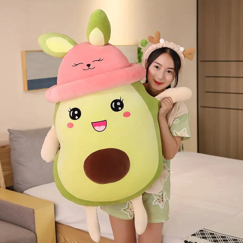 Kawaii Avocado Bunny Plush