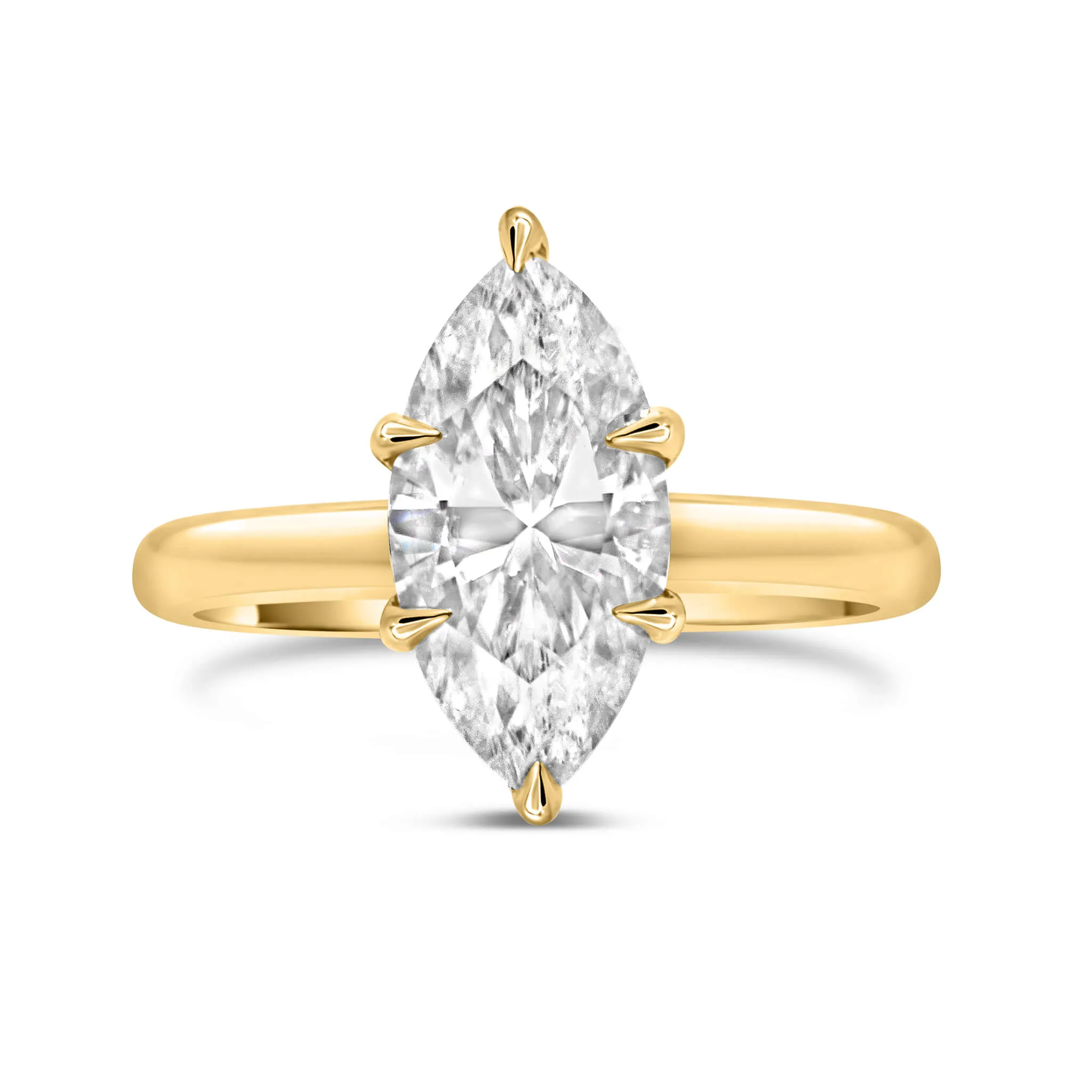 Michelle | Marquise Moissanite Engagement Ring