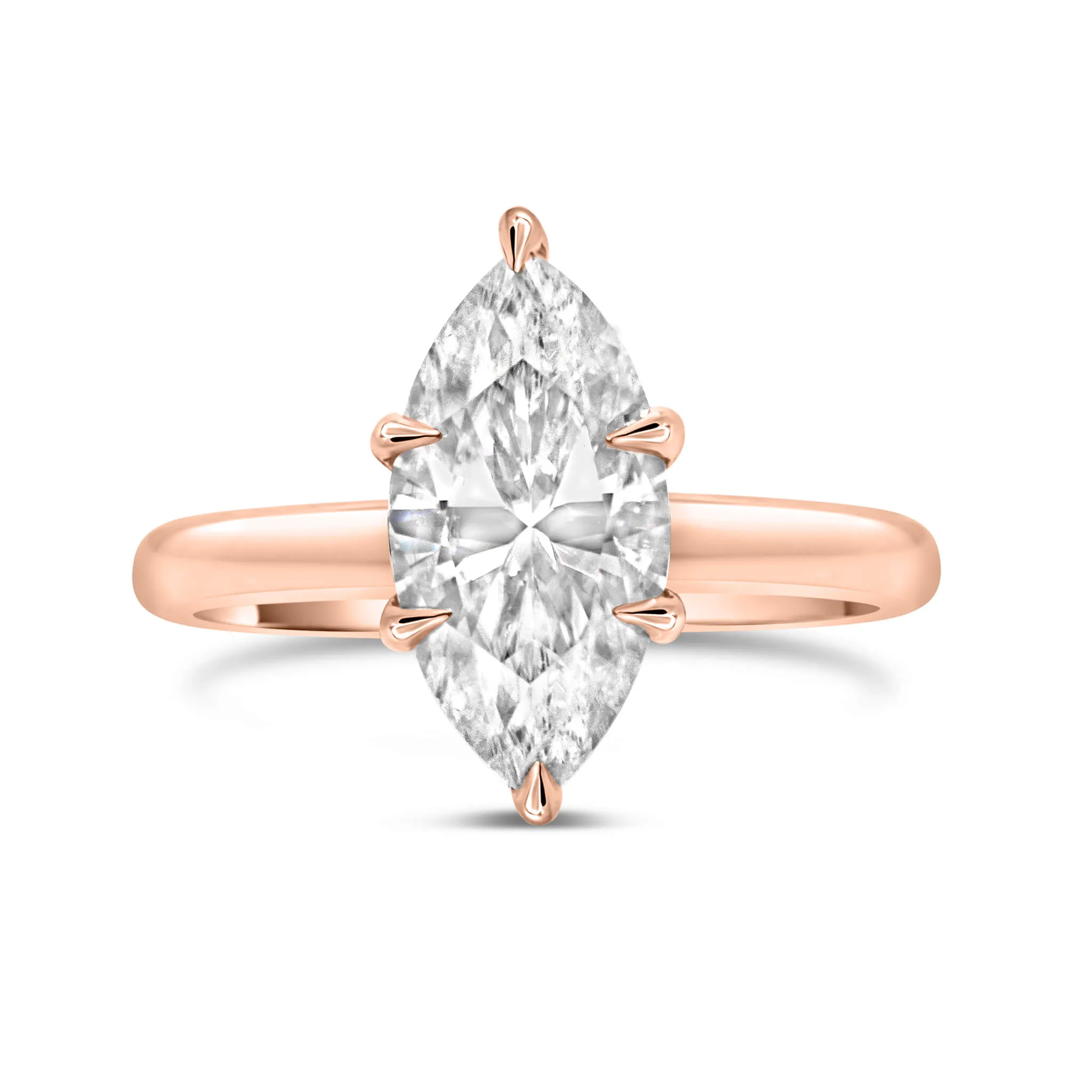 Michelle | Marquise Moissanite Engagement Ring