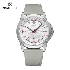 NAVIFORCE 8031 Luxury customized watch for men Quartz Wristwatches Fumed Silica Leather casual Reloj Hombre