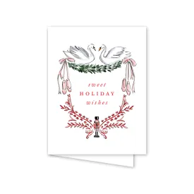 Nutcracker Toile "Sweet Holiday Wishes" Boxed Greeting Cards