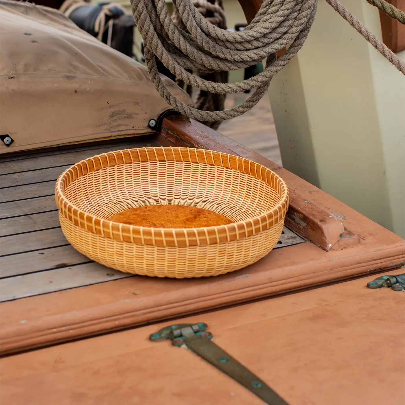 Open Round Lightship Basket