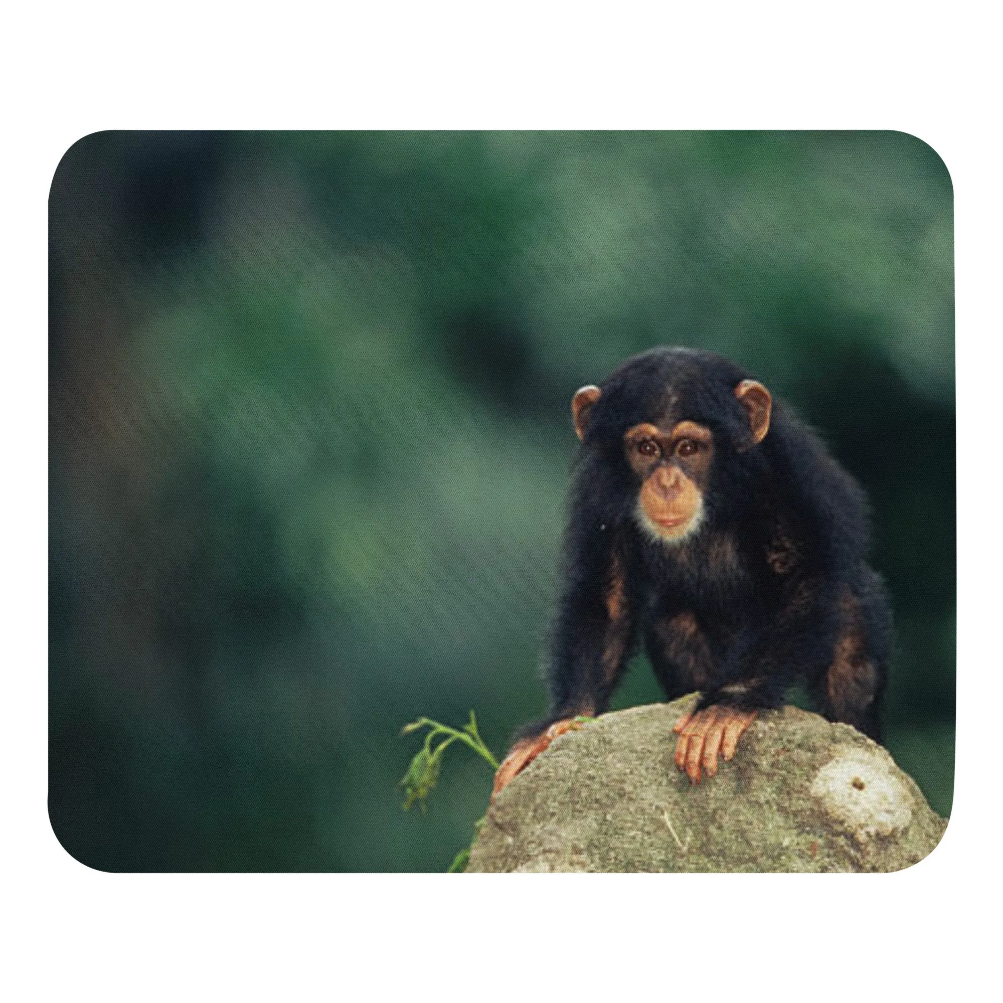 Padded Non-Slip Mousepad - Baby Chimp