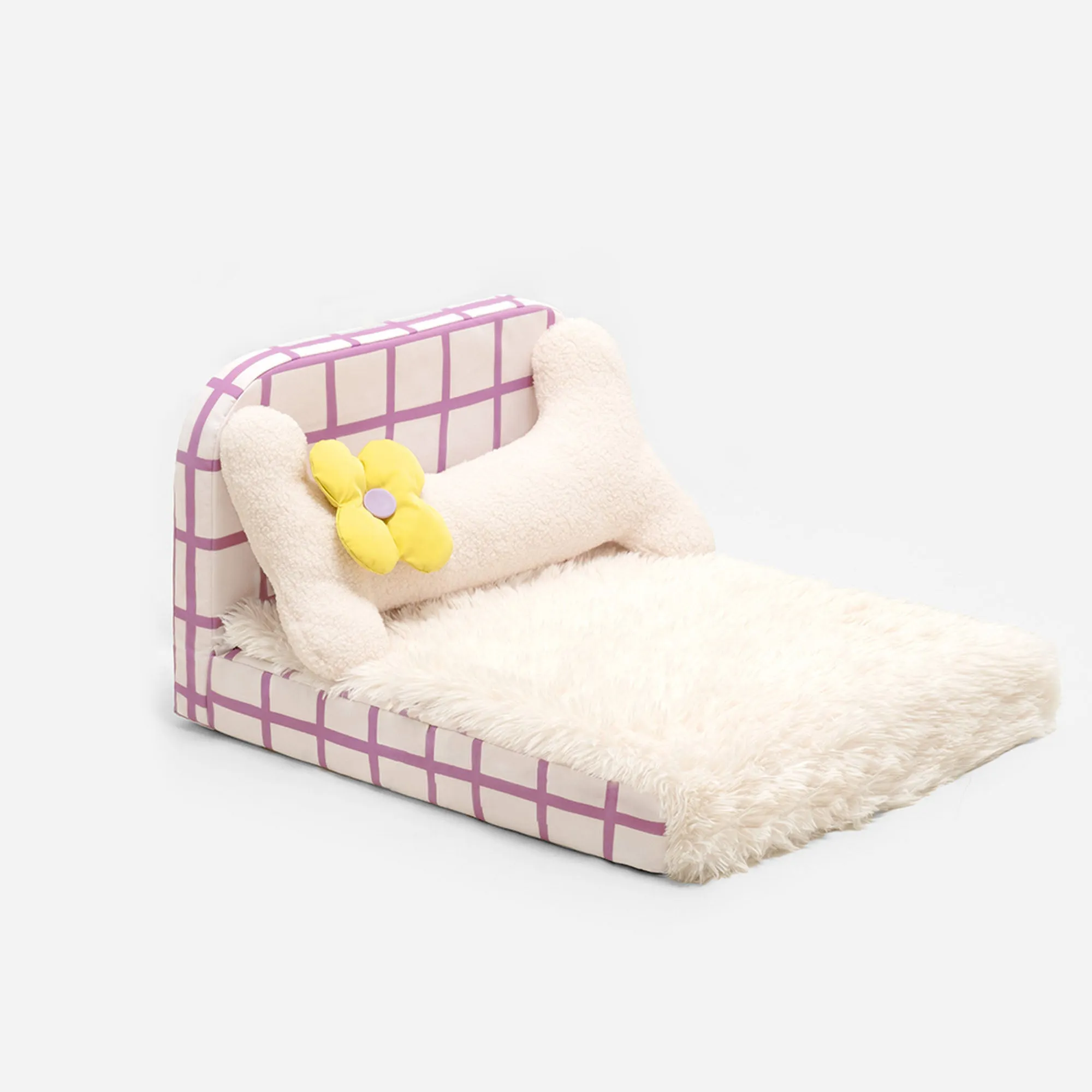 Plush Sweet Sleeping Pet Bed