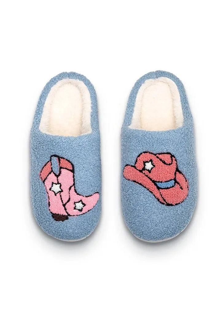 Rodeo Girl Cozy Cowgirl Slippers