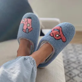 Rodeo Girl Cozy Cowgirl Slippers