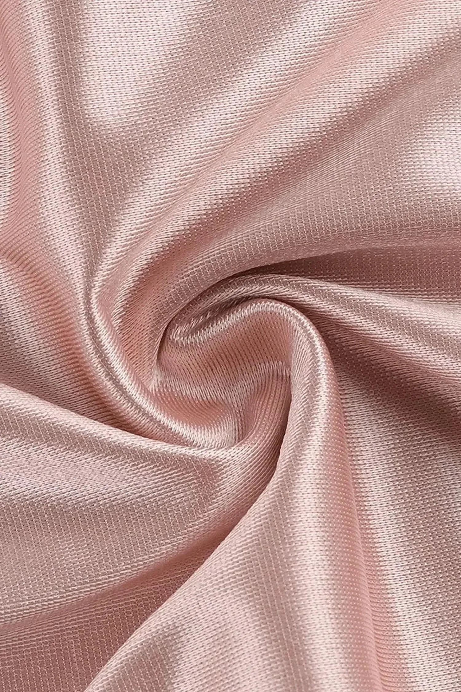 Rose Gold Satin Maxi Slit Dress