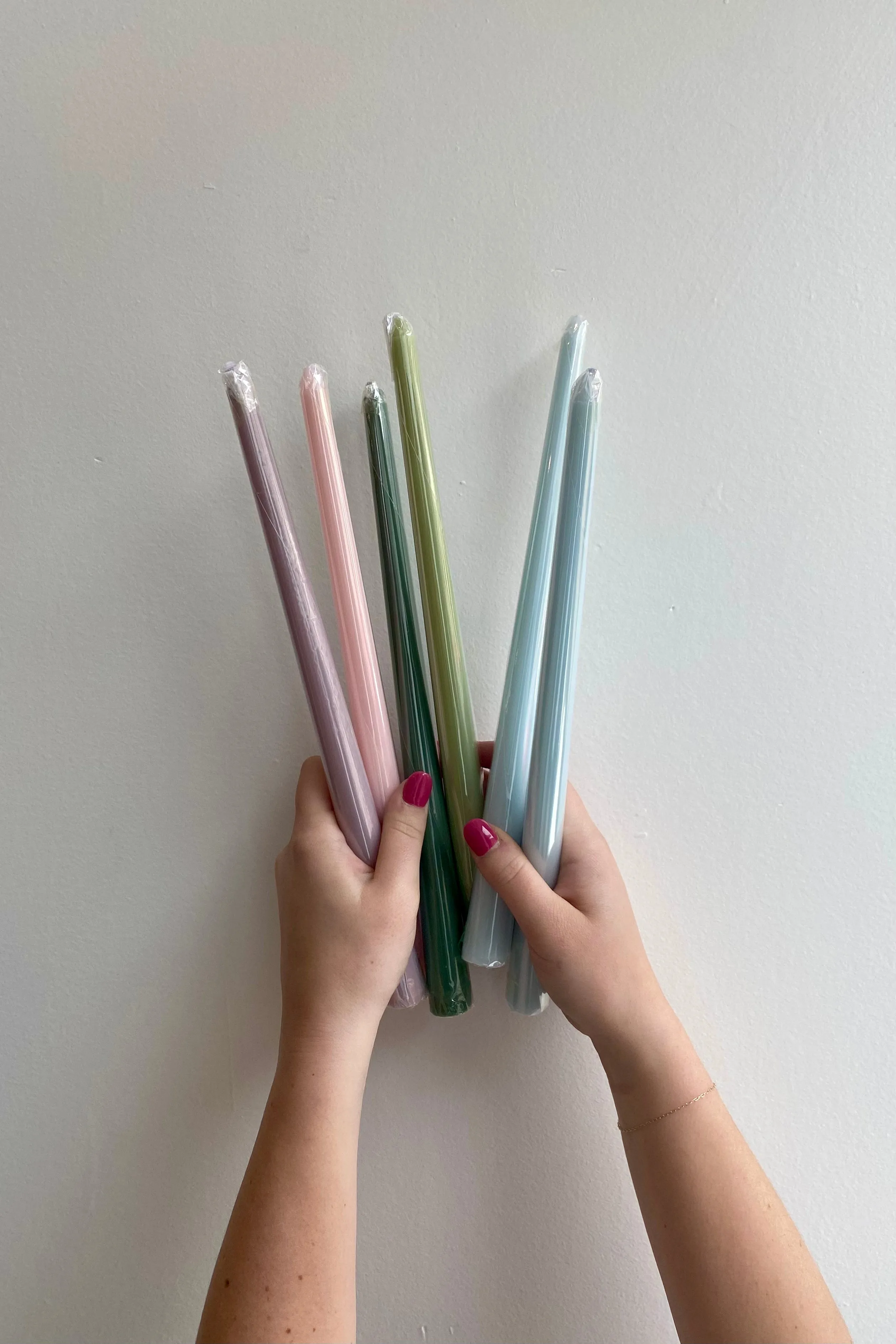 Set of 2 Taper Candles | Multiple Colors