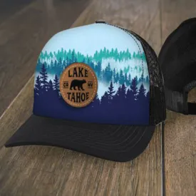 Souvenir Ball Cap Forest, Grey, Blue, Lake Tahoe