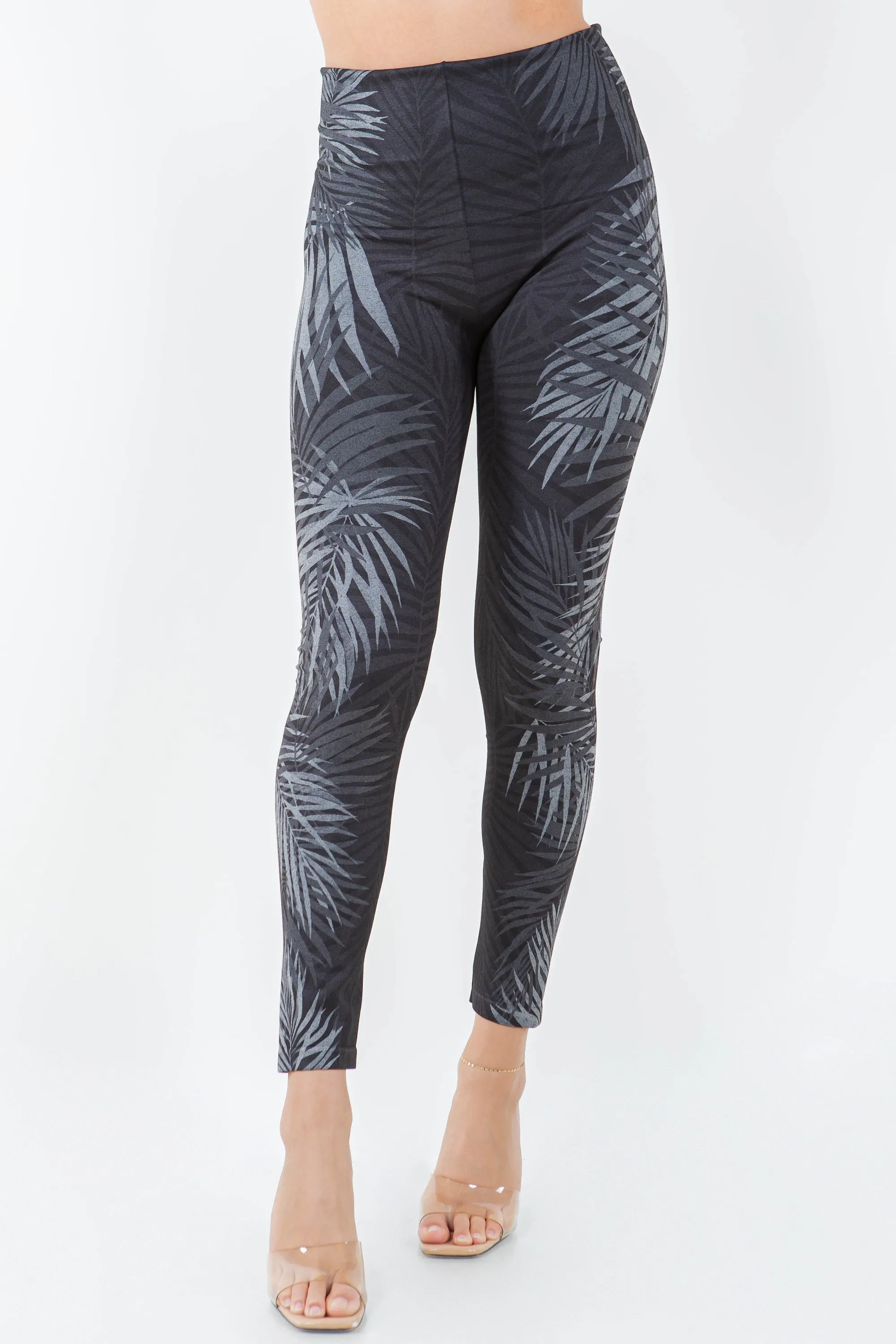 Viva Palm Tropics Printed Leggings