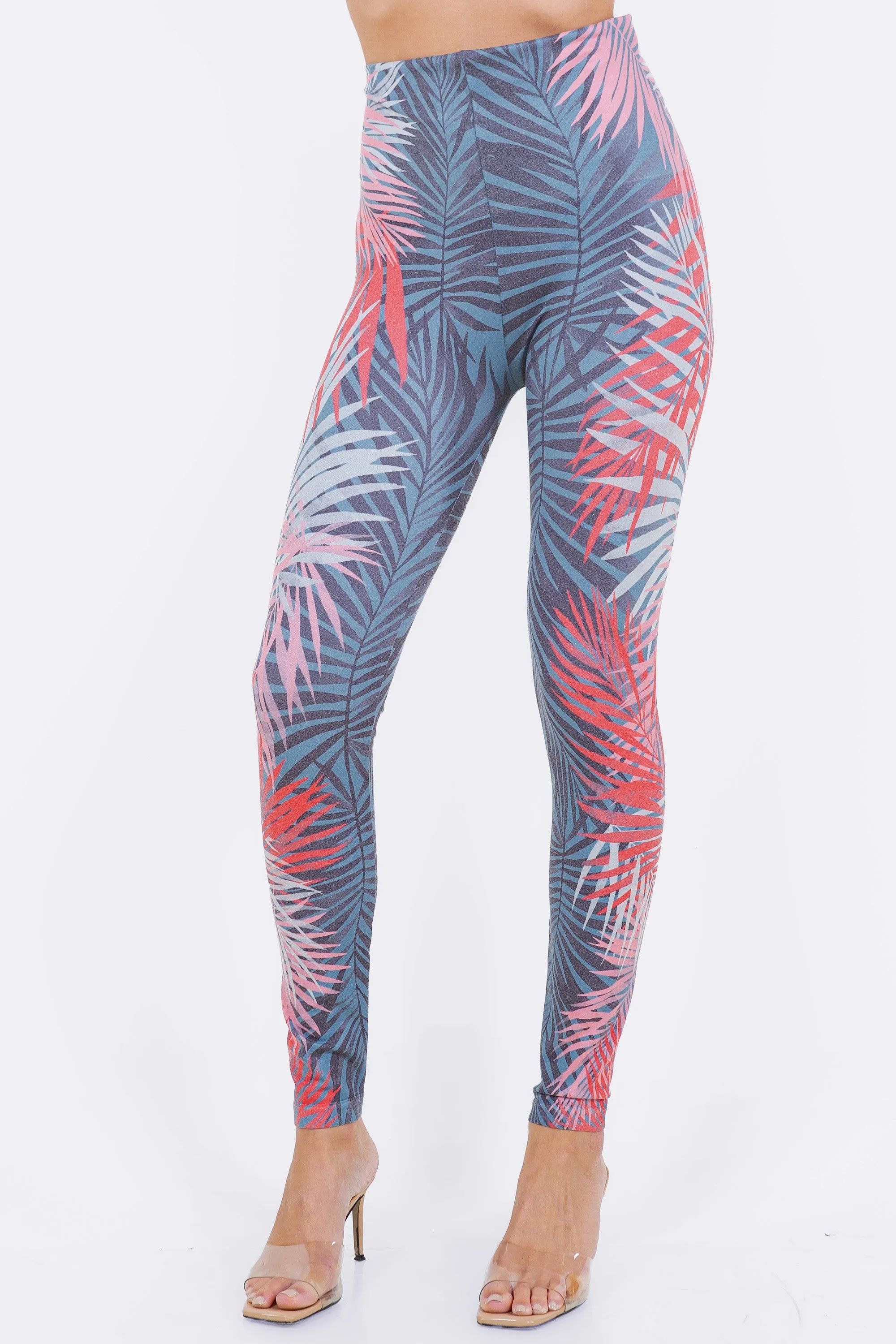 Viva Palm Tropics Printed Leggings